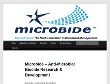 Tablet Screenshot of microbide.com
